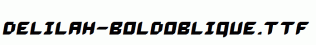 Delilah-BoldOblique.ttf