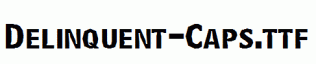 Delinquent-Caps.ttf