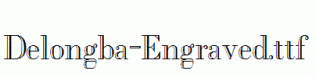 Delongba-Engraved.ttf