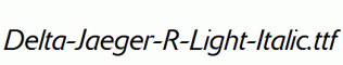 Delta-Jaeger-R-Light-Italic.ttf
