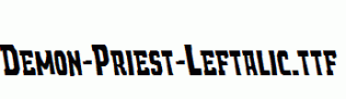 Demon-Priest-Leftalic.ttf