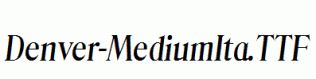 Denver-MediumIta.ttf