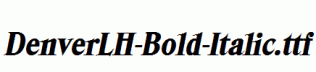 DenverLH-Bold-Italic.ttf
