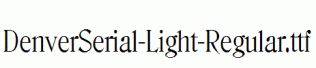DenverSerial-Light-Regular.ttf