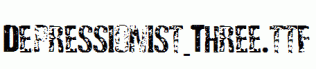 Depressionist-Three.ttf