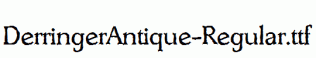 DerringerAntique-Regular.ttf