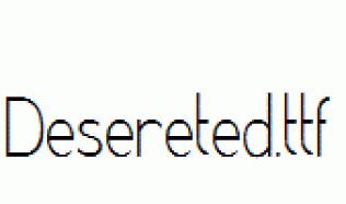 Desereted.ttf