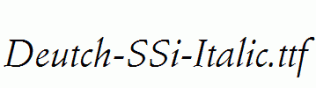 Deutch-SSi-Italic.ttf