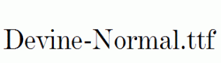 Devine-Normal.ttf