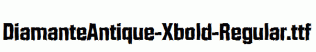 DiamanteAntique-Xbold-Regular.ttf