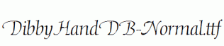 DibbyHandDB-Normal.ttf