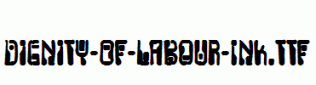 Dignity-Of-Labour-Ink.ttf