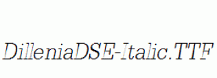 DilleniaDSE-Italic.ttf
