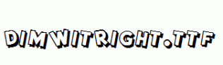 DimWitRight.ttf