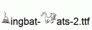 Dingbat-Cats-2.ttf