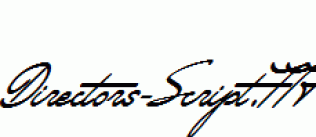 Directors-Script.ttf