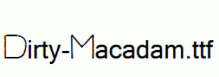 Dirty-Macadam.ttf