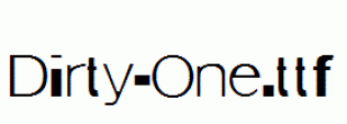 Dirty-One.ttf