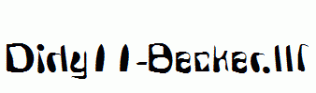 Dirty11-Becker.ttf