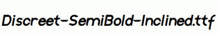 Discreet-SemiBold-Inclined.ttf