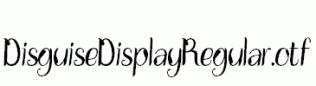 DisguiseDisplayRegular.otf