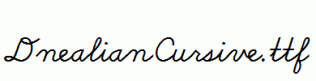 DnealianCursive.ttf