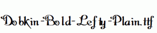 Dobkin-Bold-Lefty-Plain.ttf