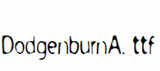 DodgenburnA.ttf