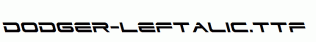 Dodger-Leftalic.ttf
