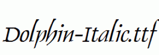 Dolphin-Italic.ttf