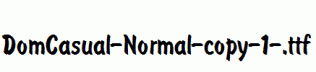 DomCasual-Normal-copy-1-.ttf