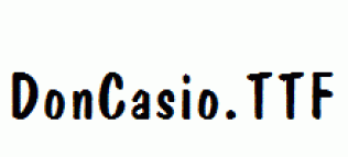DonCasio.ttf