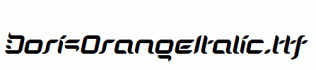 DorisOrangeItalic.ttf