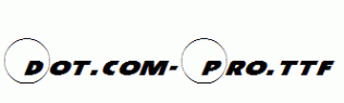 Dot.com-Pro.ttf