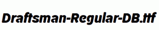 Draftsman-Regular-DB.ttf