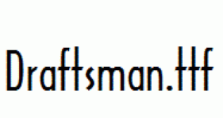 Draftsman.ttf
