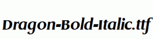 Dragon-Bold-Italic.ttf