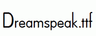 Dreamspeak.ttf