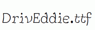 DrivEddie.ttf