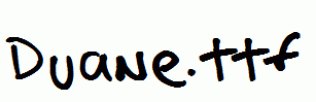 Duane.ttf