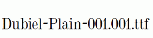 Dubiel-Plain-001.001.ttf