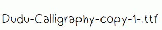 Dudu-Calligraphy-copy-1-.ttf