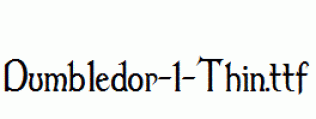Dumbledor-1-Thin.ttf