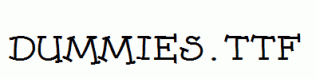 Dummies.ttf