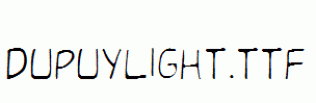 DupuyLight.ttf