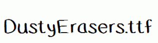 DustyErasers.ttf