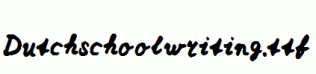 Dutchschoolwriting.ttf