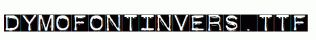 DymoFontInvers.ttf