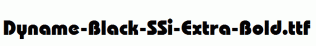 Dyname-Black-SSi-Extra-Bold.ttf