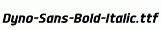 Dyno-Sans-Bold-Italic.ttf